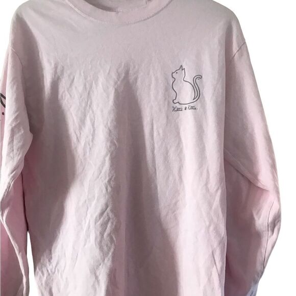 Gildan womens long sleeve pink graphic size medium - Picture 5 of 8